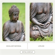 Serene Buddha Magnesium Oxide Sculpture- Meditation Spaces