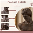 Vintage Magnesium Oxide Garden Statue Unique Outdoor Decorative Sculpture