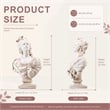 Magnesium Oxide Garden Sculpture Outdoor Decorative Statue for Patio Decor