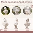 Magnesium Oxide Garden Sculpture Outdoor Decorative Statue for Patio Decor