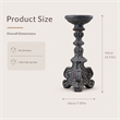 Tall Magnesium Oxide Decorative Sculpture Elegant Garden Statue Outdoor
