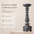 Tall Magnesium Oxide Decorative Sculpture Elegant Garden Statue Decor
