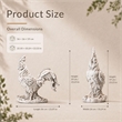 Magnesium Oxide Decorative Sculpture Elegant Garden Statue Outdoor Decor