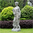 Large Antique Gray Magnesium Garden Sculpture Outdoor Decorative Statue