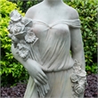 Large Antique Gray Magnesium Garden Sculpture Outdoor Decorative Statue