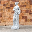 White Magnesium Oxide Garden Sculpture Elegant Outdoor Decorative Statue