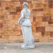 White Magnesium Oxide Garden Sculpture Elegant Outdoor Decorative Statue