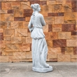 White Magnesium Oxide Garden Sculpture Elegant Outdoor Decorative Statue