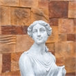 White Magnesium Oxide Garden Sculpture Elegant Outdoor Decorative Statue