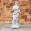 White Magnesium Oxide Garden Sculpture Elegant Outdoor Decorative Statue
