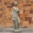 Tall Gray Magnesium Oxide Garden Sculpture Outdoor Decorative Statue
