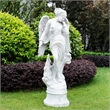 Large Gray Magnesium Oxide Sculpture Elegant Outdoor Garden Decor