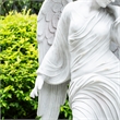 Large Gray Magnesium Oxide Sculpture Elegant Outdoor Garden Decor