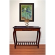 D-Art Collection Carolina Solid Mahogany Wood 1-Drawer Console Table in Brown