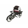D-Art Collection Tin Metal and Iron Penang Ricksaw in Copper/Chrome