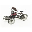 D-Art Collection Tin Metal and Iron Penang Ricksaw in Copper/Chrome