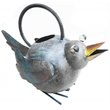 D-Art Collection Tin Metal and Iron Bird Watering Can Figurine in Multi-Color