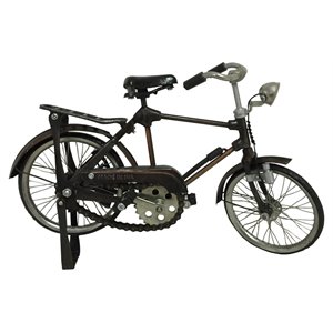 D-Art Collection Tin Metal and Iron Vintage Male Bicycle in Copper/Chrome