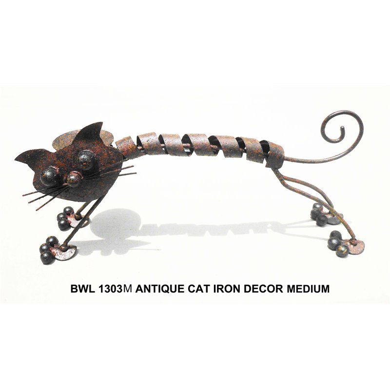 D-Art Collection Tin Small Medium and Large Cat Decor in Multi-Color (set of 3)