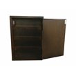D-Art Collection Solid Mahogany Wood United Key Holder in Dark Brown