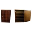D-Art Collection Solid Mahogany Wood United Key Holder in Dark Brown