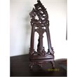 D-Art Collection Solid Mahogany Wood Mini Table Easel in Dark Brown