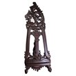 D-Art Collection Solid Mahogany Wood Mini Table Easel in Dark Brown