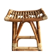 D-Art Collection South Bay Rattan Bar Stool in Natural Brown wicker material