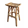 D-Art Collection South Bay Rattan Bar Stool in Natural Brown wicker material