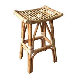 d-art collection south bay rattan counter stool in natural brown rattan material