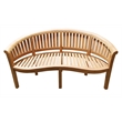D-Art Collection Teak California Bench in solid teakwood natural color