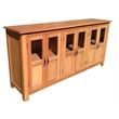 D-Art Collection Mahogany 6 Door Old World Buffet in natural color