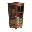 D-Art Collection Mahogany Corner Cabinet PI (Set of 2 pcs)