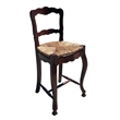D-Art Collection Ladder Back Counter Stool  SET of 2 pcs in Mahogany wood