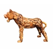 D-Art Collection Tiger Driftwood Statue in Driftwood