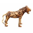 D-Art Collection Tiger Driftwood Statue in Driftwood