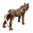 D-Art Collection Tiger Driftwood Statue in Driftwood
