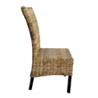 D-Art Collection Torrig Kubu Chair in Wood & Woven Wicker natural color