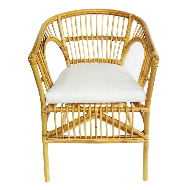 D-Art Collection Rattan Kiko Chair SET 2 PCS in Rattan