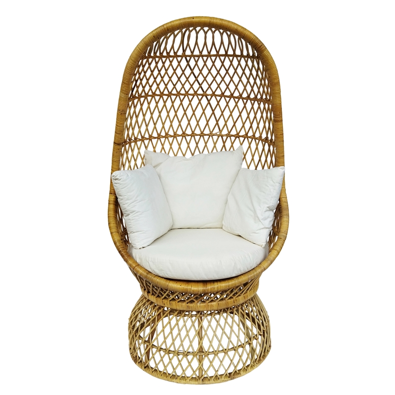 D-Art Collection Rattan Capsule Chair in Rattan