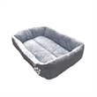 D-Art Collection Size M Cotton Pet Cat/Dog Soft Bed in Gray Finish