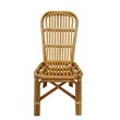 D-Art Collection Rattan Desk With Rattan Chair in set