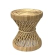 D-Art Collection Rattan Twisted Table Handmade Accent Table