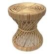 D-Art Collection Rattan Twisted Table Handmade Accent Table