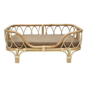 D-Art Collection Elegancy Rattan Pet Bed Handmade Pet Bed
