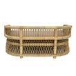 D-Art Collection Euro Rattan Pet Bed Handmade Pet Bed