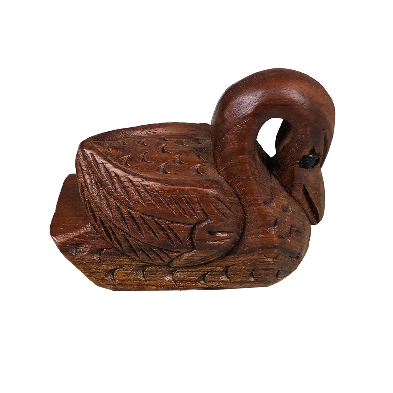 D-Art Collection Swan Mini Statue SET 2 pcs Handmade Figurine