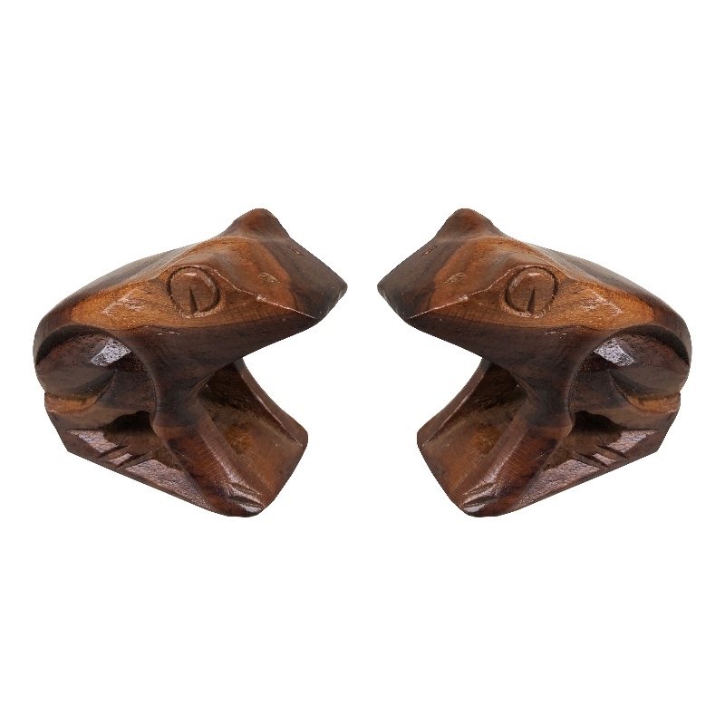 D-Art Collection Frog Mini Statue SET 2 pcs pcs Handmade Figurine