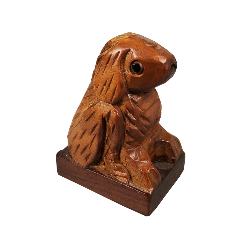 D-Art Collection Dog Mini Statue SET 2 pcs Handmade Figurine