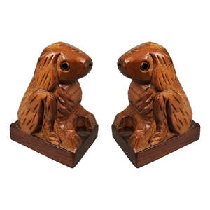 D-Art Collection Dog Mini Statue SET 2 pcs Handmade Figurine